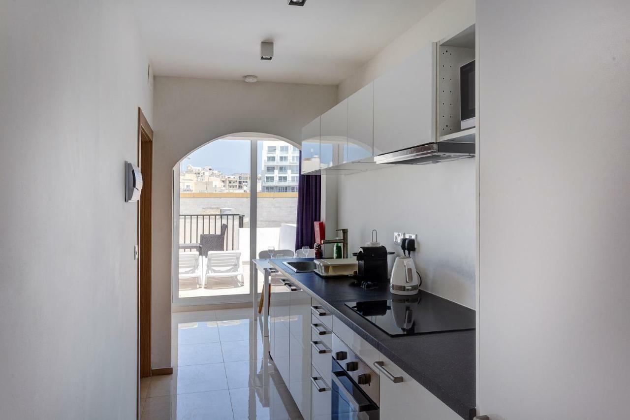 Cosy 1Br Penthouse With Terrace, Great Location Apartment Gzira Exterior foto